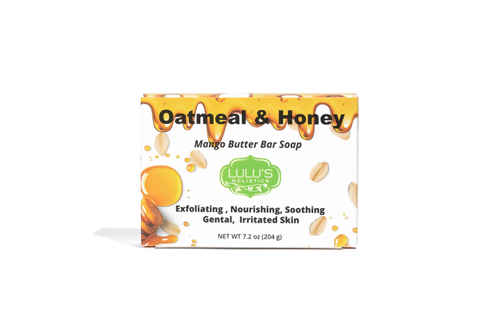 Oatmeal & Honey Mango Butter Bar Soap – Soft Exfoliating Cleanse
