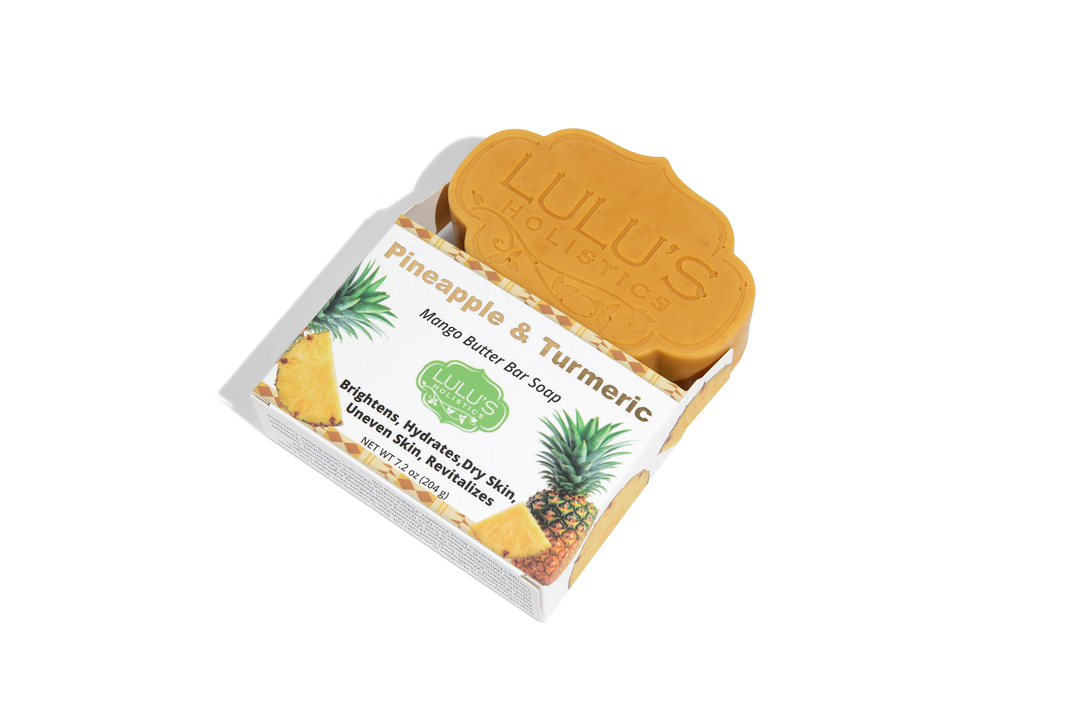 Pineapple & Turmeric Mango Butter Soap Bar – Moisturizing Glow Bar for Smooth, Healthy-Looking Skin