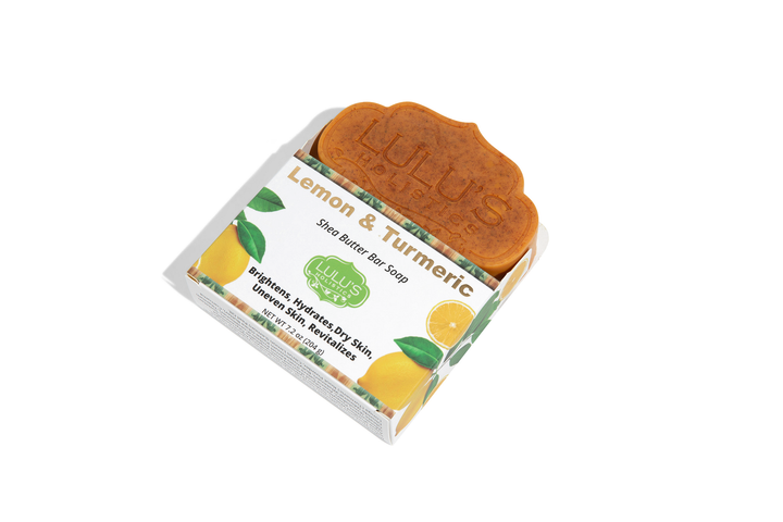 Lemon Turmeric Shea Butter Bar Soap – Brightening Cleanse