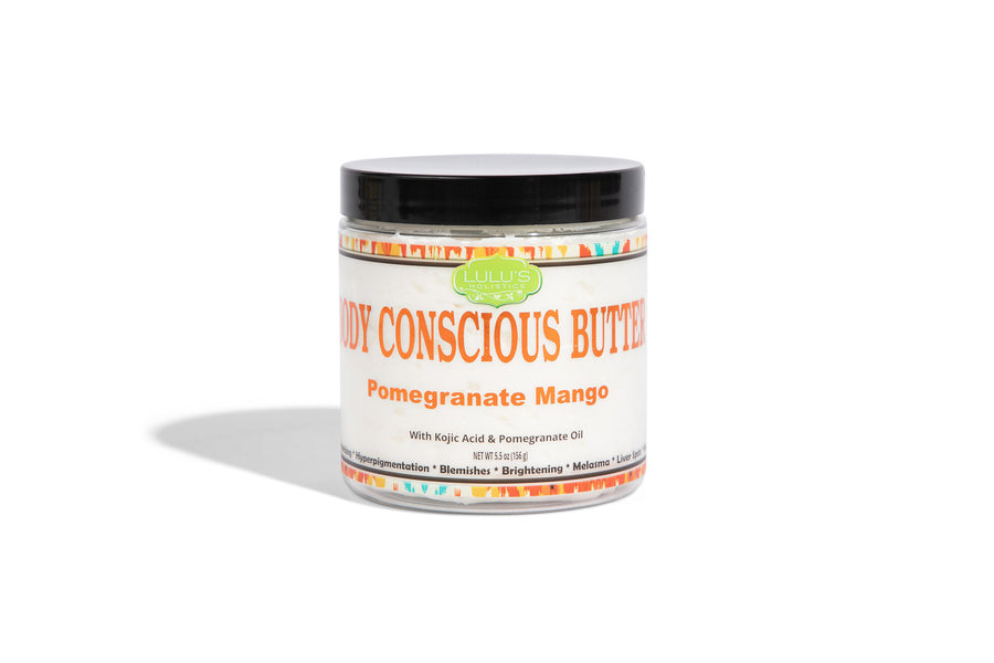 Pomegranate Mango & Kojic Acid Body Conscious Butter | Lulu's Holistics