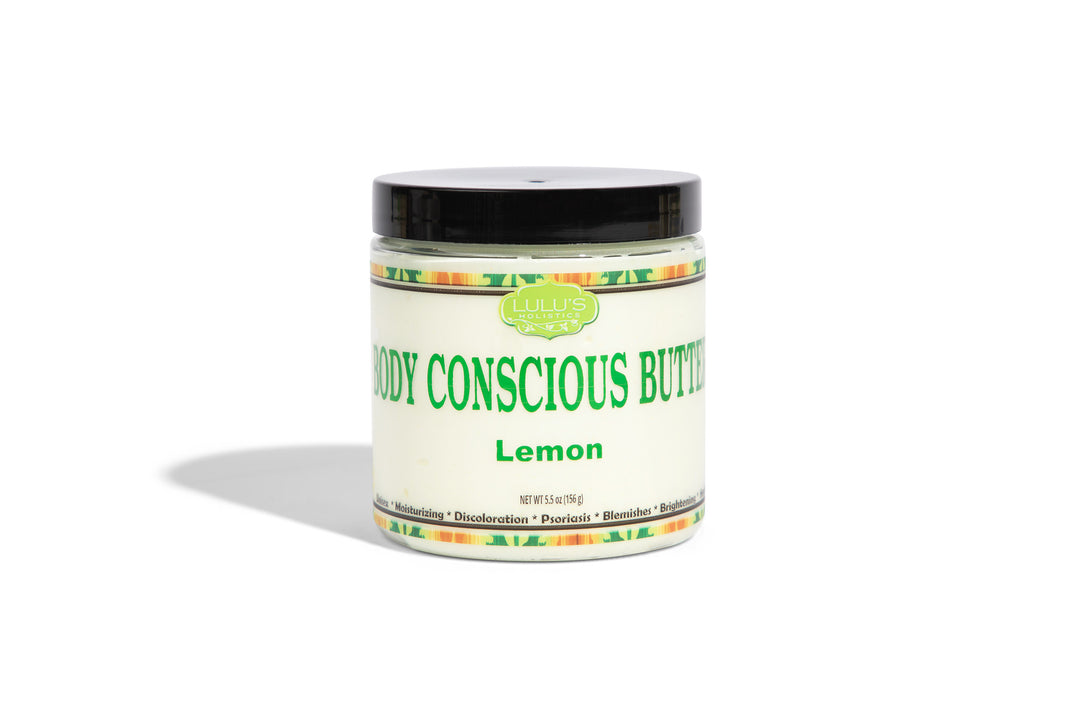 Lemon Turmeric Body Conscious Butter for Even Skin Tone and Radiance | Lulu's Holistics