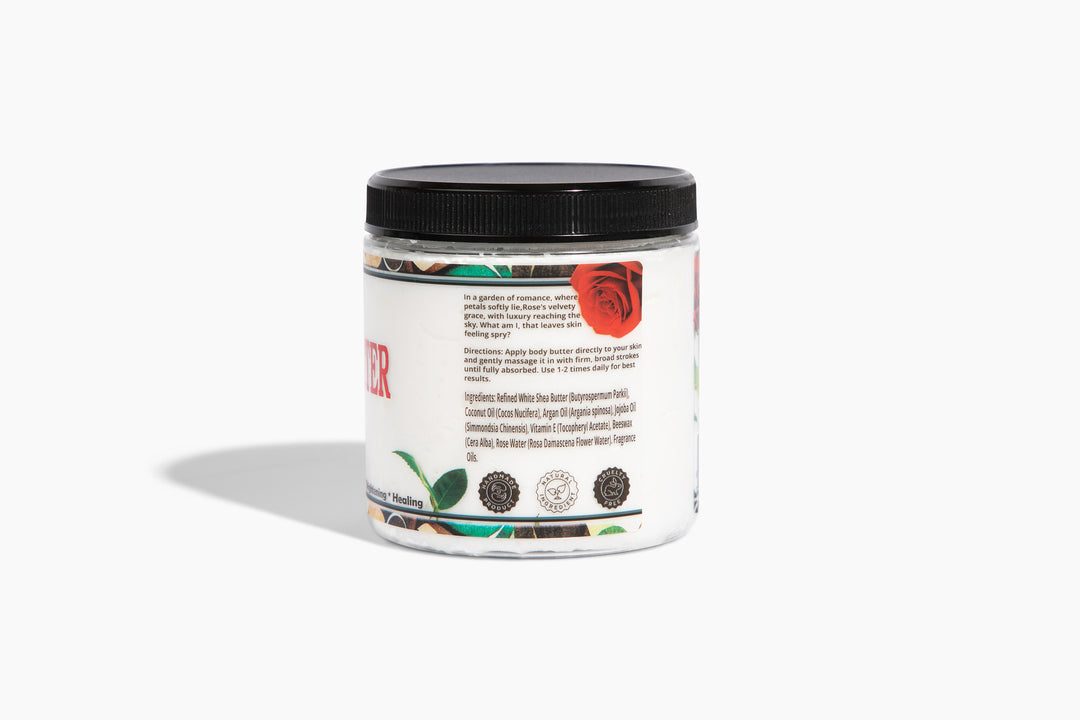 Rose Body Conscious Butter for Deeply Hydrated and Naturally Glowing Skin | Lulu's Holistics