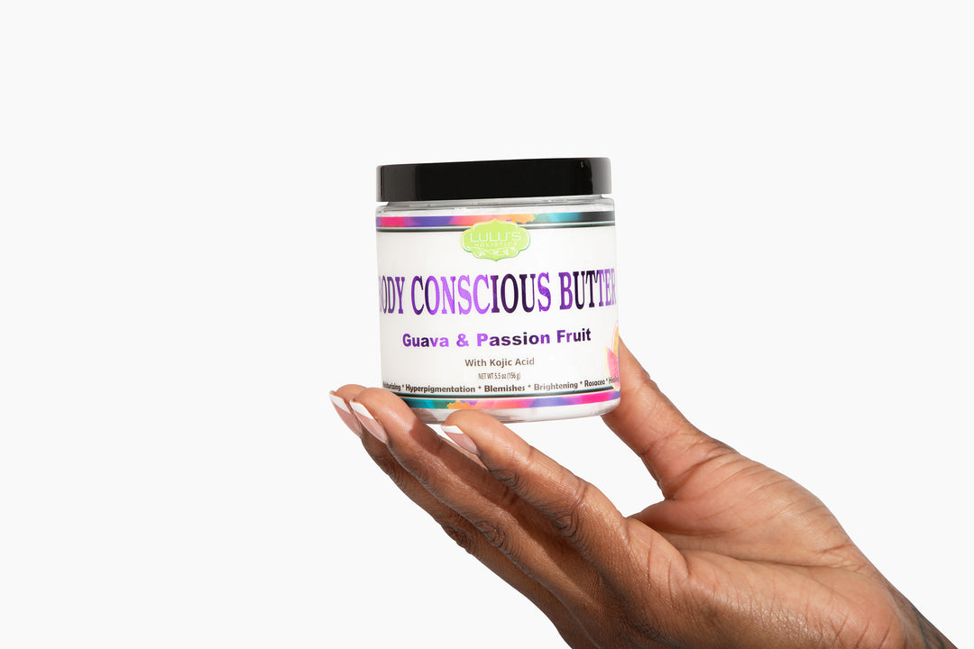 Guava Passion Fruit & Kojic Acid Body Conscious Butter | Lulu's Holistics