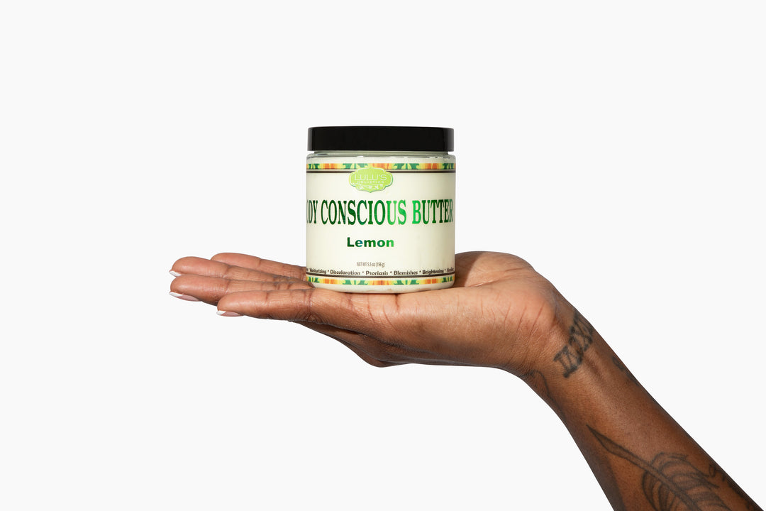 Lemon Turmeric Body Conscious Butter for Even Skin Tone and Radiance | Lulu's Holistics