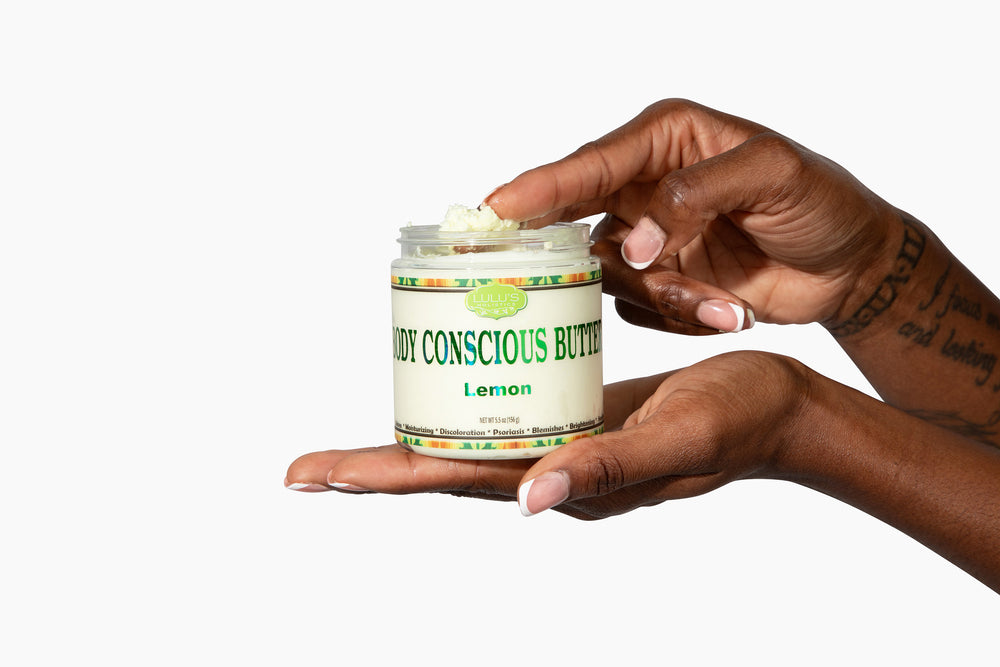 Lemon Turmeric Body Conscious Butter for Even Skin Tone and Radiance | Lulu's Holistics